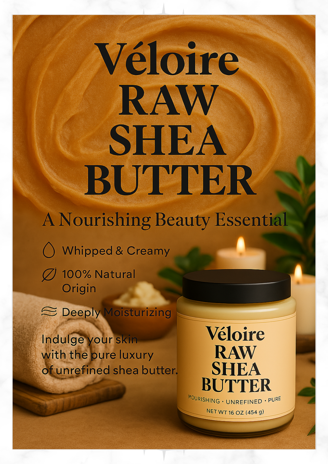Véloire Raw Shea Butter
